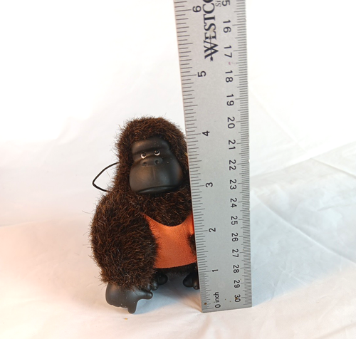 Applause Magical Mini Murphy Gorilla Plush 4in Drk Brown Banana Earring 1987 Vtg - Picture 9 of 9