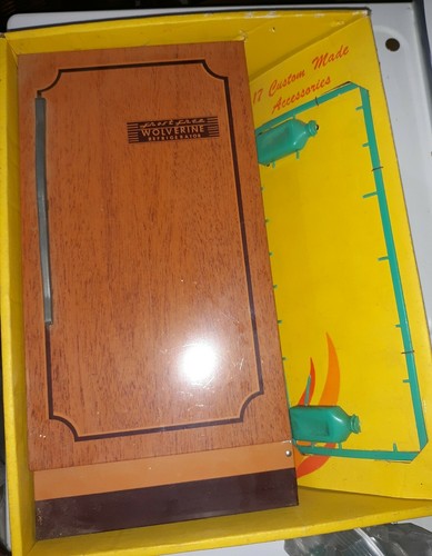 Vintage 60er Jahre Wolverine Spielzeug Blech Kühlschrank in OVP nie geöffnet RAR - Bild 5 von 12