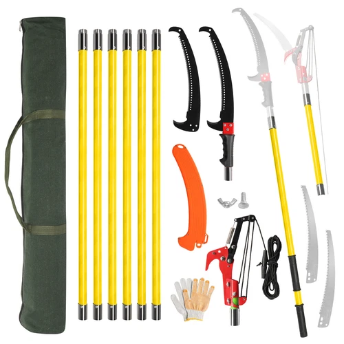 Tree Pruner Pole 26ft.Saw Branch Limb Pruning Cutter Trimmer Extendable Shaft US - Bild 1 von 8