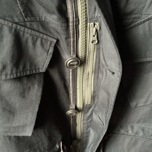 J. Crew Men’s Cotton-Nylon Blend Survey Parka Black Size XS - Picture 11 of 14
