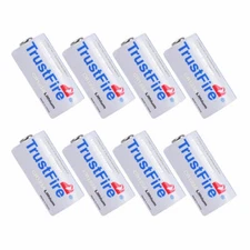 8pcs TrustFire CR123A 3V Battery 1400mAh 3.0V Lithium Cell Batteries For Camera
