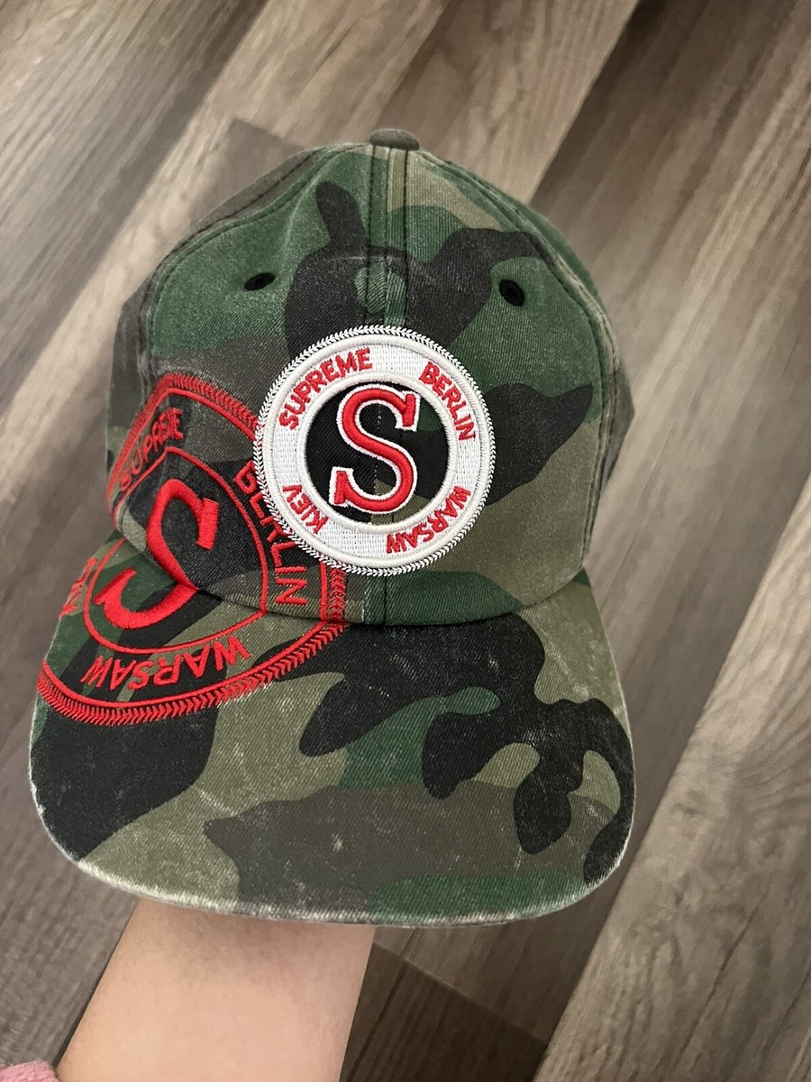 帽子 Supreme German Camo Camp Cap UGR1 Buy Supreme Washed Out Camo Camp Cap 'Blue' - SS19H18 BLUE