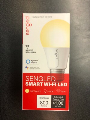Sengled Smart Light Bulb, Smart Bulbs that work with Alexa, Google Home  (Smart H