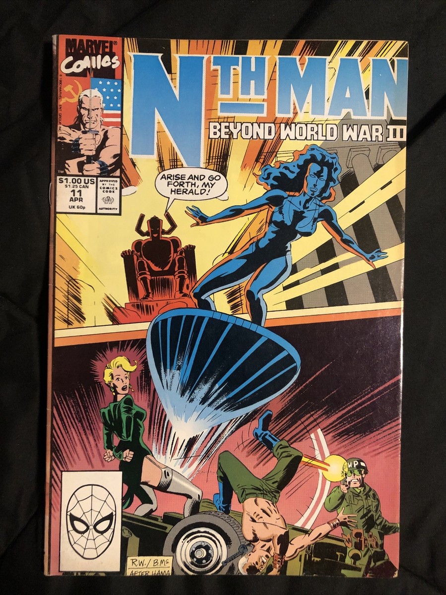 Nth MAN World War III #11 April 1990 Female Silver Surfer