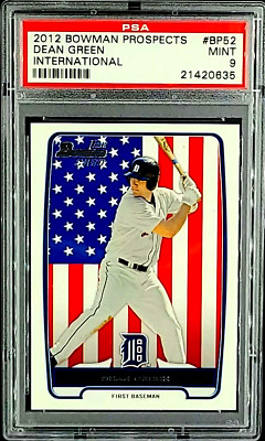 2012 Bowman Prospects International BP52 Dean Green RC PSA 9 Highest Graded Card