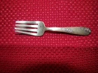 LUNT STERLING SILVER SWEETHEART ROSE BABY FORK NO MONOGRAM