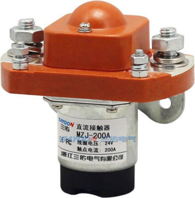 1pc MZJ-200A DC Contactor DC12V 24V 36V 48V 200A RELAY