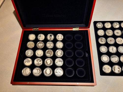 50 x 10-Euro-Gedenkmünzen Silber 2002-2010 Spiegelglanz Komplettsatz - Bild 4 von 4