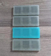 LOT OF 4 OFFICIAL GENUINE NINTENDO DS Triple / 3-GAME PLASTIC GAME CASE OEM 