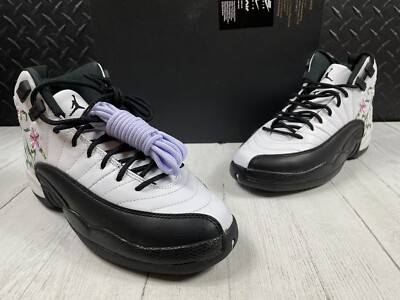 Size 4.5Y - 2022 Nike Air Jordan 12 Retro GS Floral Overgrown