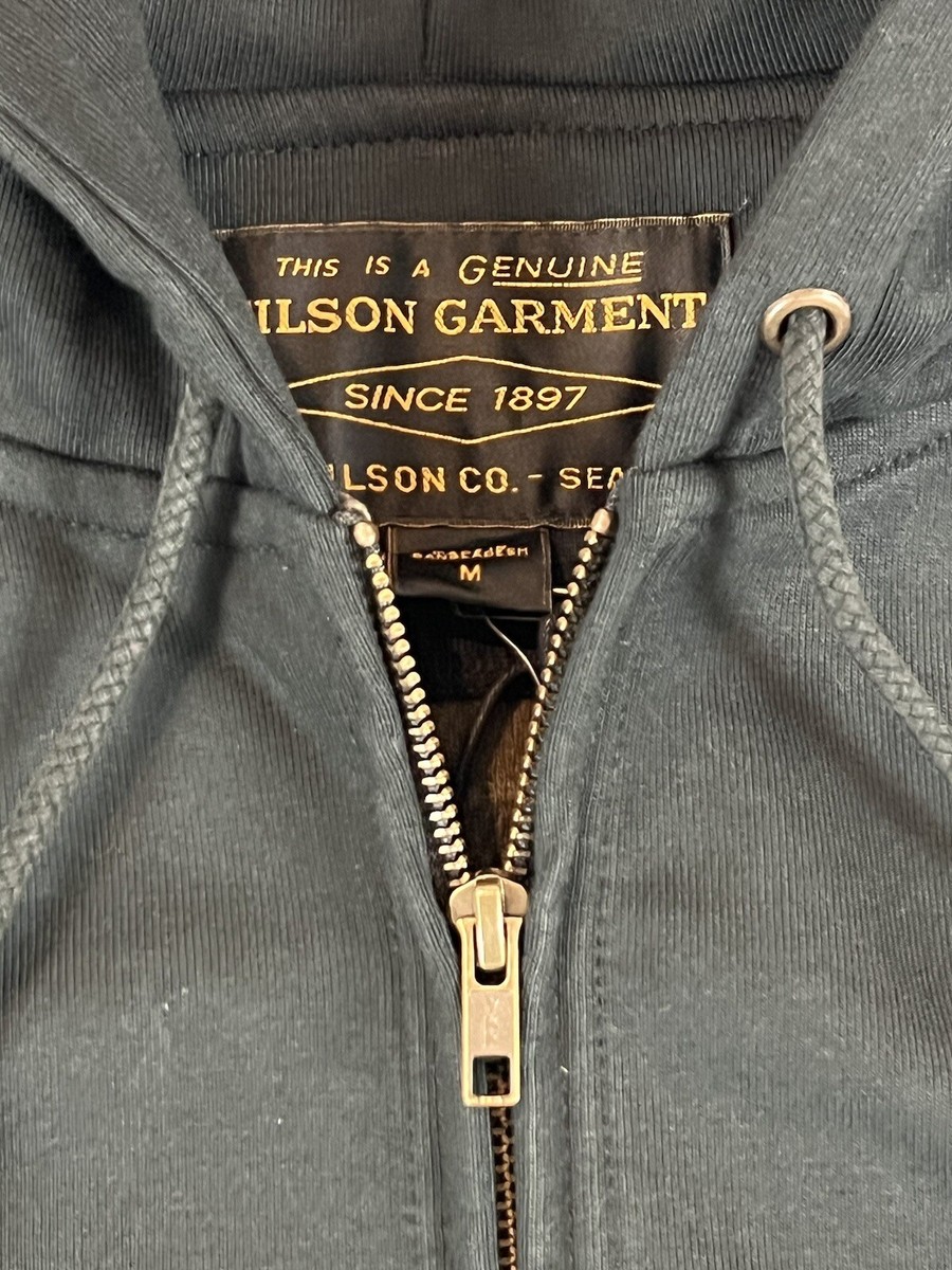 FILSON PROSPECTOR WAFFLE-LINED FULL-ZIP HOODIE BLACK/REALTREE