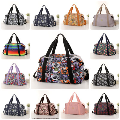 Unisex bedruckte Reisetasche Tasche Frauen Fitness Gepäck Weekender Handtasche JS