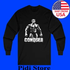 Arnold Schwarzenegger Conquer Men's Black Size S to 2XL