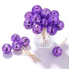 AplusChoice 20PCS 1.6" Small Disco Ball Mirror Mini Hanging Events Wedding Party