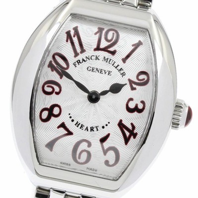 Franck Muller Heart to Heart Quarz Damenuhr, goldfarben, gebraucht aus Japan