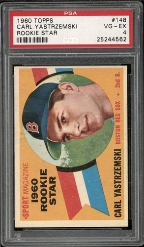 1960 Topps #148 Carl Yastrzemski RC PSA 4 VG-EX
