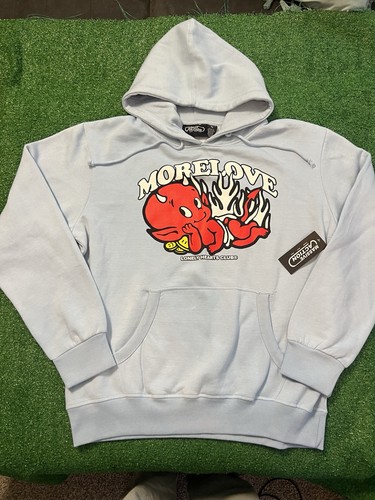 Lonely Hearts Club “More Love” Hoodie Adult Medium Blue Graphic Massive Action