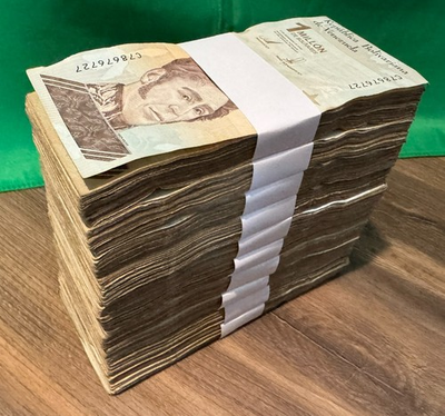 #ad #ad 1000 PCS Venezuela 1 Million Bolivar Soberano 2020 COA FREE Shipping 1 Brick $239.99