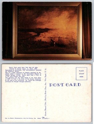 George Inness Jr. ''Son of God'' Painting Postcard - Tarpon Springs, FL
