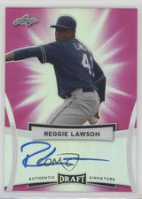 2017 Leaf Metal Draft Pink 4/15 Reggie Lawson #BA-RL1 Auto a2v
