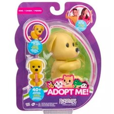 Fingerlings Adopt Me Dog, Interactive Pet with 40 Sounds Reactions 3.65"