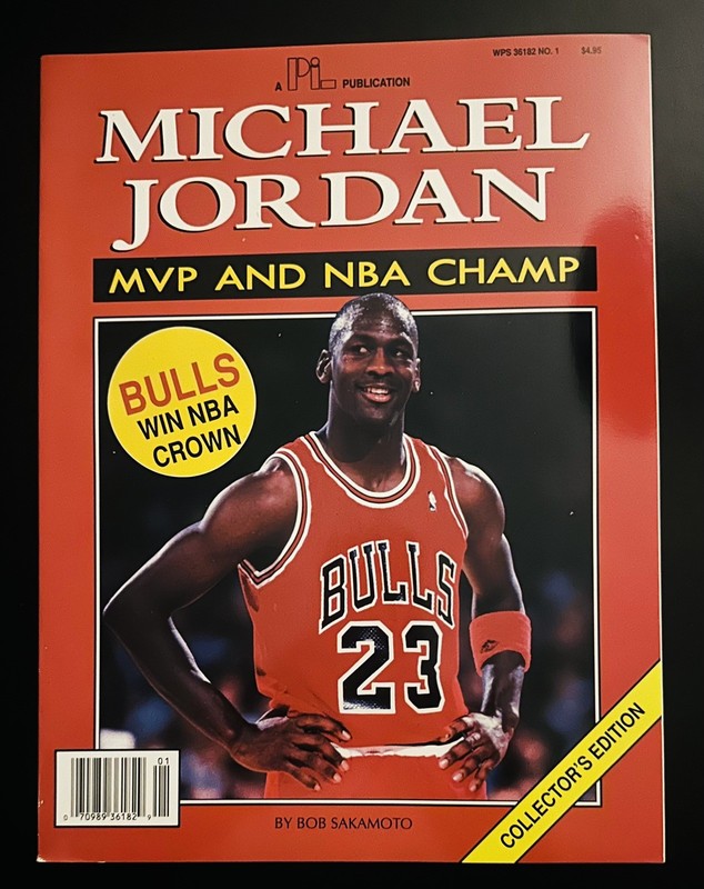 Michael Jordan MVP And NBA Champ Collector's Edition Magazine 1991 No. 1