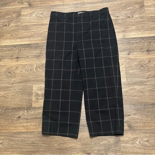Pantalones Cortos Madewell Slim Emmett Pierna Ancha en Ventana Teñida Espacial Negro Talla 33 - Imagen 4 de 7