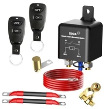 Top Post Remote Battery Disconnect Switch 12v 200A, top 200A remote switch