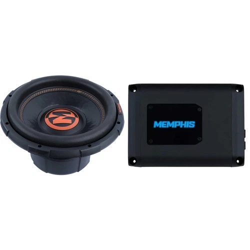Memphis PRX800.1V2 Amp + MJP1222 12" Dual 2 Ohm MOJO Subwoofer