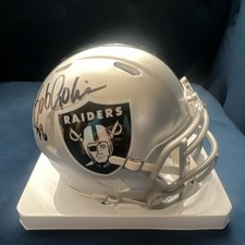 Bob Golic Autographed Las Vegas Raiders Original Mini Football Helmet JSA