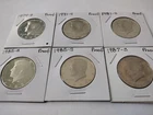 Proof Kennedy Silver Half Dollars Lot of 6 1974S, 2 1981S, 2 1985S 1987S Cameos