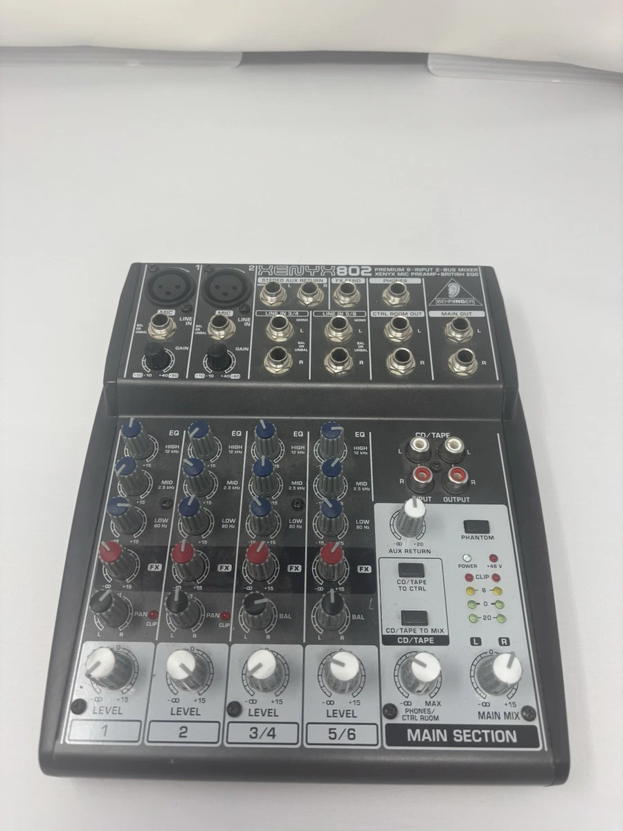 Behringer Xenyx 802 Mixer for sale - eBay