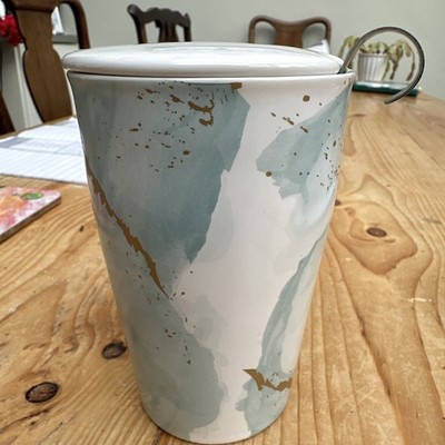 Tee Forte Gold Marmor Keramik Einweichbecher Tasse