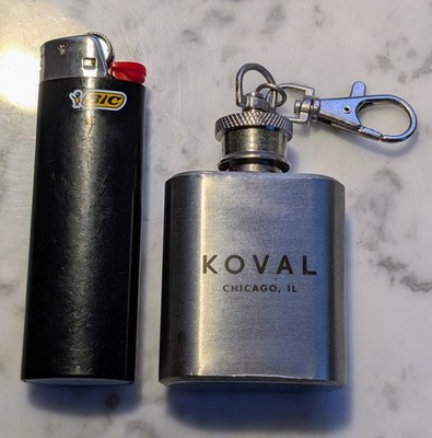 Cooler Mini-Flachmann der Koval Distillery aus Chicago - ungenutzt