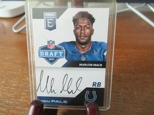 Marlon Mack Pen Pals Draft  Autograph