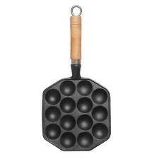 1pc ​Takoyaki Pan 14-Hole​ Poffertjes Mold Pancake Balls Pan Takoyaki Mold