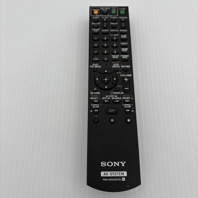 RM-ADU007 RM-ADU007A Replace Remote For Sony AV System DAV-HDZ273 DAV-HDX274