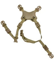 US Army 3M Ceradyne IHPS F70 Helmet Boltless 4 Point Chinstrap Harness Small/Med