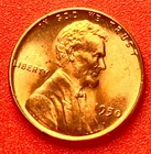 1950-P Lincoln Wheat Cent Penny GEM RED BU From an Original Bank Roll