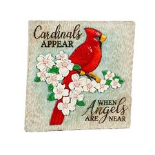 Cardinals Appear When Angels are Near Stepping Stone - Memorial Gifts Garden