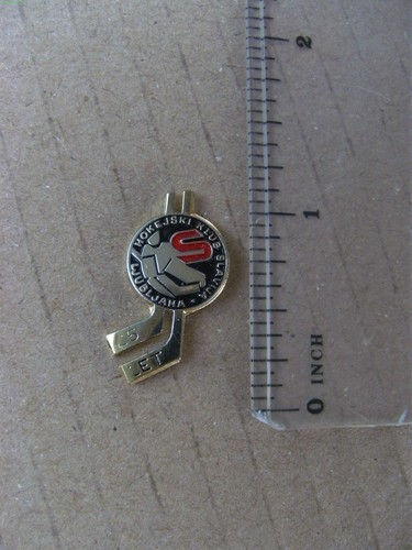 Eishockeyverein Slavija Ljubljana Eishockey - Slowenien - Vintage Pin Anstecker - Bild 2 von 8