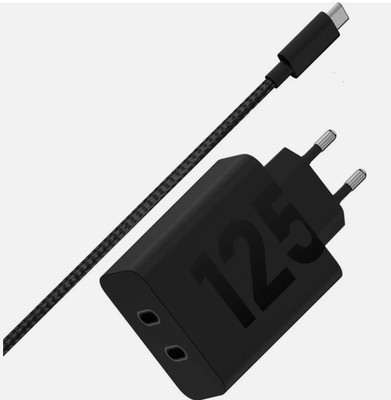 Motorola TurboPower 125W Duo USB-C Ladegerät Schnellladegerät 2m Kabel