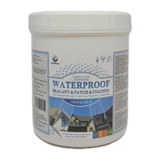 Liquid Waterproof Sealant Crystal Clear 35Oz,  Indoor Outdoor Water-Based Transp