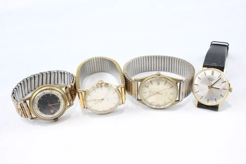 Vintage Mechanical Watches Timex Rotary Chalet Osco Parat Working x 4