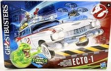Ghostbusters ECTO-1 Stretch Tech Slimer Track & Trap Collector’s Edition Vehicle