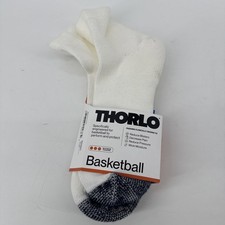 NWT THORLO UNISEX MAXIMUM PADDING Basketball SOCKS - SIZE XL MADE IN THE USA