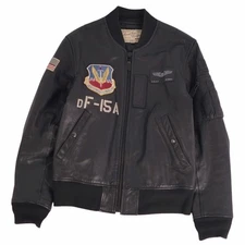 Avirex 6151098 40th ANNIV Ma-1 STREAK EAGLE Flight Jacket Bomber M Used MOLO-0