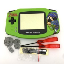 GBA The Legend of Zelda Link Housing Shell Game Boy Advance case Cover Green