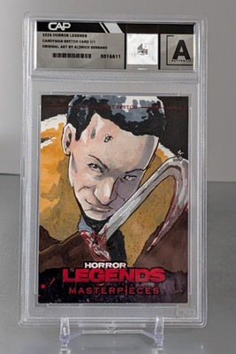 Horror Legends Masterpieces Sketch Card 1/1 Candyman Signed Aldrich Serrano