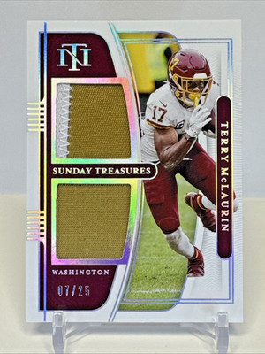 2021 National Treasures Sunday Treasures TERRY MCLAURIN /25  ST-TM